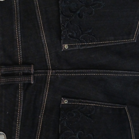 WHBM Women's Black Jeans, Slim Leg Blanc 8R - Picture 7 of 10